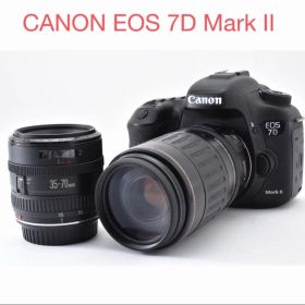 キャノン CANON EOS 7D Mark II標準&望遠ダブルレンズセット