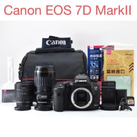 CANON EOS 7D Mark II標準&望遠ダブルレンズセット