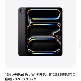 Apple iPad Pro（M5) 13インチ Wi-Fiモデル 512GB