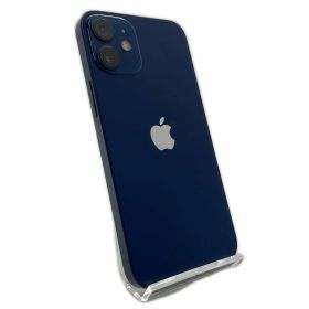 【全額返金保証】【最速発送】 iPhone mini 12 64GB ブルー Softbank 白ロム 動作確認済 77%