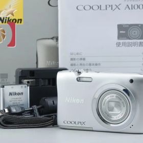 【中古】Nikon ニコン COOLPIX A100 シルバー コンパクトデジタルカメラ 元箱付き
