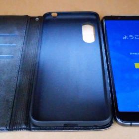 ケース付 AQUOS sense3 64GB / SH-M12 SIMフリー 黒