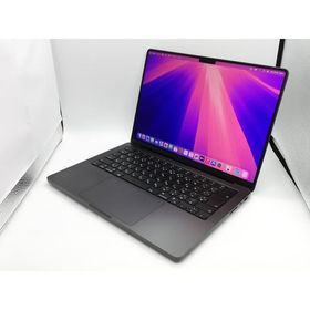 【中古】Apple MacBook Pro 14インチ M4(CPU:10C/GPU:10C) 16GB/512GB スペースブラック MW2U3J/A(14インチ,M4,2024)【大宮東口】保証期間１ヶ月【ランクC】