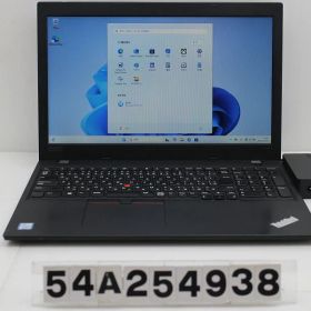 Lenovo ThinkPad L590 Core i5 8265U 1.6GHz/8GB/256GB(SSD)/15.6W/FWXGA(1366x768)/Win11 外装打痕あり【中古】【20260205】