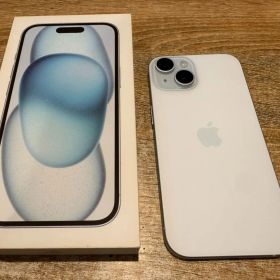 【中古美品】iPhone15 128GB ブルー 正規SIMフリー MTML3J/A A483