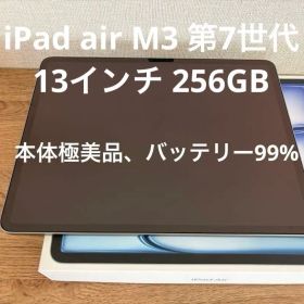 【極美品／画面不良】iPad air M3 第7世代 13インチ 256GB