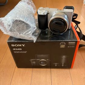 SONY α6400ミラーレス一眼 ダブルズームレンズキットシルバー 保証付