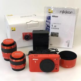 【訳あり品】 ミラーレス一眼カメラ Nikon 1 J2 ダブルズームキット