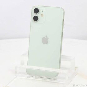 〔中古〕Apple(アップル) iPhone12 mini 64GB グリーン MGAV3J／A SIMフリー〔258-ud〕