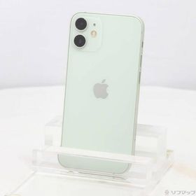〔中古〕Apple(アップル) iPhone12 mini 64GB グリーン MGAV3J／A SIMフリー〔258-ud〕