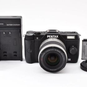 ★美品★ ★ショット数1887回★ ペンタックス PENTAX Q10 ブラック ＋ smc 5-15mm F2.8-4.5 ED AL 充電器付き ARYM6511 #122