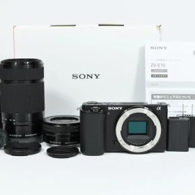 【美品】 SONY ZV-E10Y ダブルズームレンズキット《ショット数497》