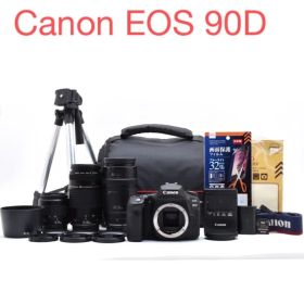 デジタル一眼レフカメラCanon EOS 90Dトリプルレンズセット