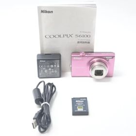ニコン Nikon デジタルカメラ COOLPIX S6100 グロスピンク S6100PK[美品B]