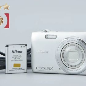 【中古】Nikon ニコン COOLPIX S3500 クリスタルシルバー コンパクトデジタルカメラ