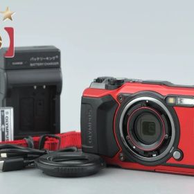 【中古】OLYMPUS オリンパス TOUGH TG-6 レッド コンパクトデジタルカメラ シャッター回数僅少