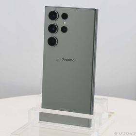 (中古)SAMSUNG Galaxy S23 Ultra 256GB グリーン SC-52D docomo SIMフリー(377-ud)