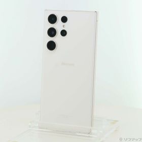 (中古)SAMSUNG Galaxy S23 Ultra 256GB クリーム SC-52D docomo SIMフリー(352-ud)