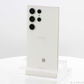 (中古)SAMSUNG Galaxy S23 Ultra 256GB クリーム SC-52D docomo SIMフリー(269-ud)
