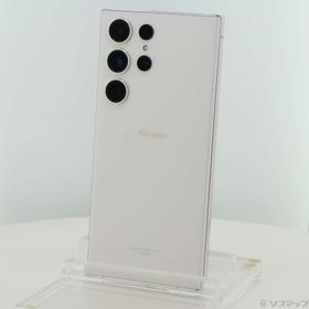 (中古)SAMSUNG Galaxy S23 Ultra 256GB クリーム SC-52D docomo SIMフリー(352-ud)