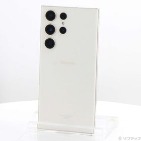 (中古)SAMSUNG Galaxy S23 Ultra 256GB クリーム SC-52D docomo SIMフリー(377-ud)