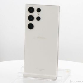 (中古)SAMSUNG Galaxy S23 Ultra 256GB クリーム SC-52D docomo SIMフリー(377-ud)