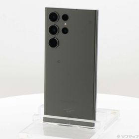 (中古)SAMSUNG Galaxy S23 Ultra 256GB グリーン SCG20 au SIMフリー(258-ud)