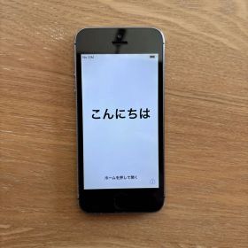 Apple iPhone 5s 32GB スペースグレイ 本体 起動確認済み