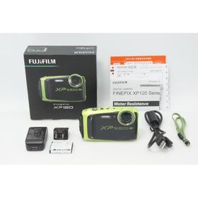 FUJIFILM フジフィルム FinePix XP120 コンパクトデジタルカメラ ライム 元箱付 260716d【アルプスカメラ】