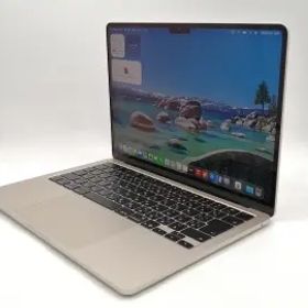 【中古】Apple MacBook Air 13インチ (M4,2025) M4(CPU:10C/GPU:8C) 16GB/256GB スターライト MW0Y3J/A【ECセンター】保証期間１ヶ月【ラ