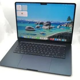 【中古】Apple MacBook Air 15インチ (M4,2025) M4(CPU:10C/GPU:10C) 16GB/256GB ミッドナイト MW1L3J/A【大須2】保証期間１ヶ月【ランク