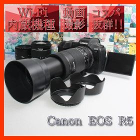 ❤️予備電池付❤️Canon EOS R5 STMダブル＋単焦点セット❤️
