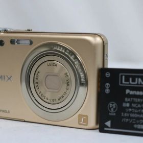 【返品保証】 パナソニック Panasonic LUMIX DMC-FH7 ゴールド バッテリー付き コンパクトデジタルカメラ e16226