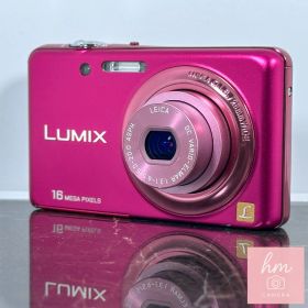 【美品】Panasonic LUMIX DMC-FH7 ピンク タッチ液晶 広角28mm 薄型軽量