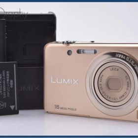 【動作保証】 パナソニック Panasonic LUMIX DMC-FH7 バッテリー、充電器付属 同梱無料 #am8448