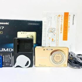 【極美品・返品保証】Panasonic LUMIX DMC-FH7 ゴールド