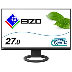 EIZO FlexScan USB Type-C対応 ノートPC給電 疲れ目軽減 ［27型 /WQHD(2560×1440) /ワイド］ ブラック EV2720S-BK