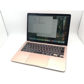 【中古】Apple MacBook Air 13インチ CTO (Early 2020) ゴールド Core i3(1.1G)/8G/256G/Iris Plus【千葉】保証期間１ヶ月【ランクC】