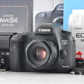 撮影枚数8,912枚【キヤノン】Canon EOS 5D Mark III + EF 50mm F1.8 II デジタル一眼レフカメラ #U798A