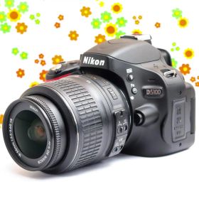 スマホに転送☆ ニコン Nikon D5100☆人気一眼レフ☆すぐ使えるセット