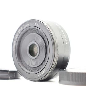 キャノン Canon EF-M 22mm f/2 STM Lens for EOS M EF-M Mount Black [良品] #Z6715A