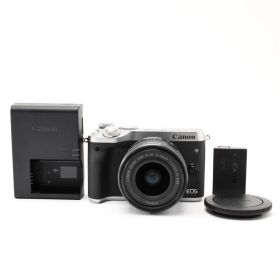 ■ 美品 ■ CANON EOS M6 レンズキット シルバー EF-M15-45mm IS STM