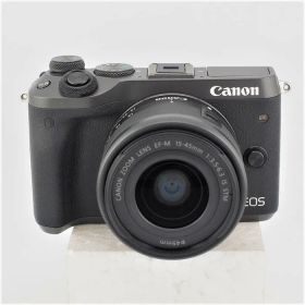 【中古】(キヤノン) Canon EOS M6+15-45/3.5-6.3 IS STM