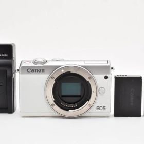 超美品 キヤノン EOS M100 ミラーレスデジタルカメラボディ ホワイト