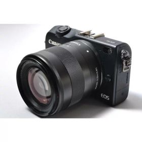 【中古】【1ヶ月保証】 キヤノン Canon EOS M2 レンズキット ブラック ミラーレス一眼