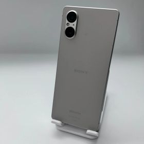 Xperia 5 V SO-53D 128G プラチナシルバー Andorid スマホ SIMフリー Aランク