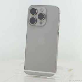 ソフマップ 〔中古品〕 iPhone15 Pro 128GB ナチュラルチタニウム MTU93J／A SIMフリー【196】