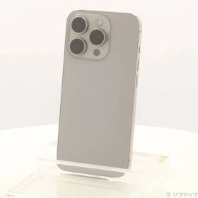 ソフマップ 〔中古品〕 iPhone15 Pro 256GB ナチュラルチタニウム MTUF3J／A SIMフリー【305】