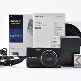 良品★SONY Cyber-shot DSC-W570 ブラック #954