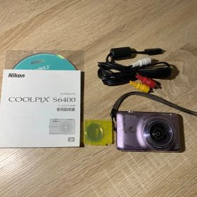 2671 Nikon COOLPIX S6400 パープル ジャンク品 デジカメ【ネ】